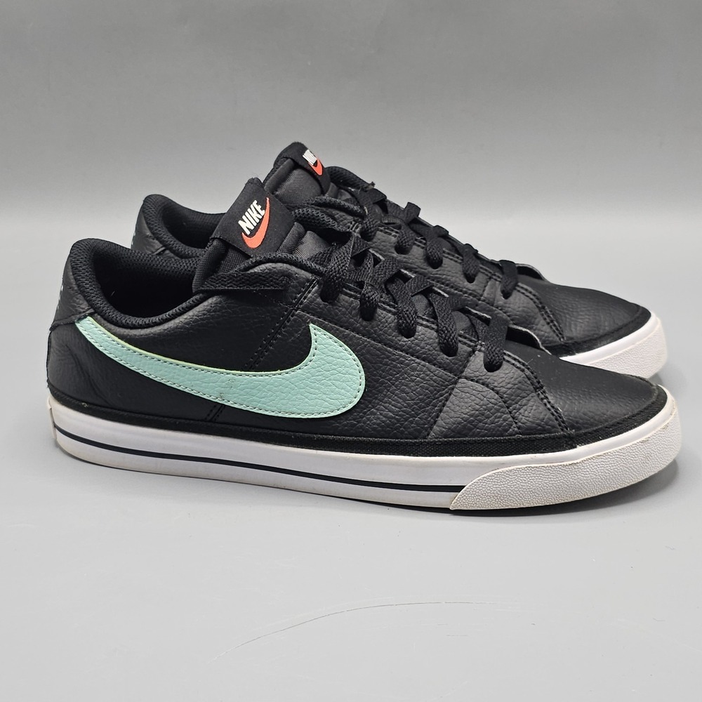 Nike Court Legacy CU4149-002 Black Green/Blue‎ Tennis Shoes Sneakers Women's 10